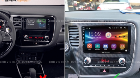 Màn hình DVD Android liền camera 360 xe Mitsubishi Outlander 2020 - nay | Bravigo Ultimate (4G+64G)  